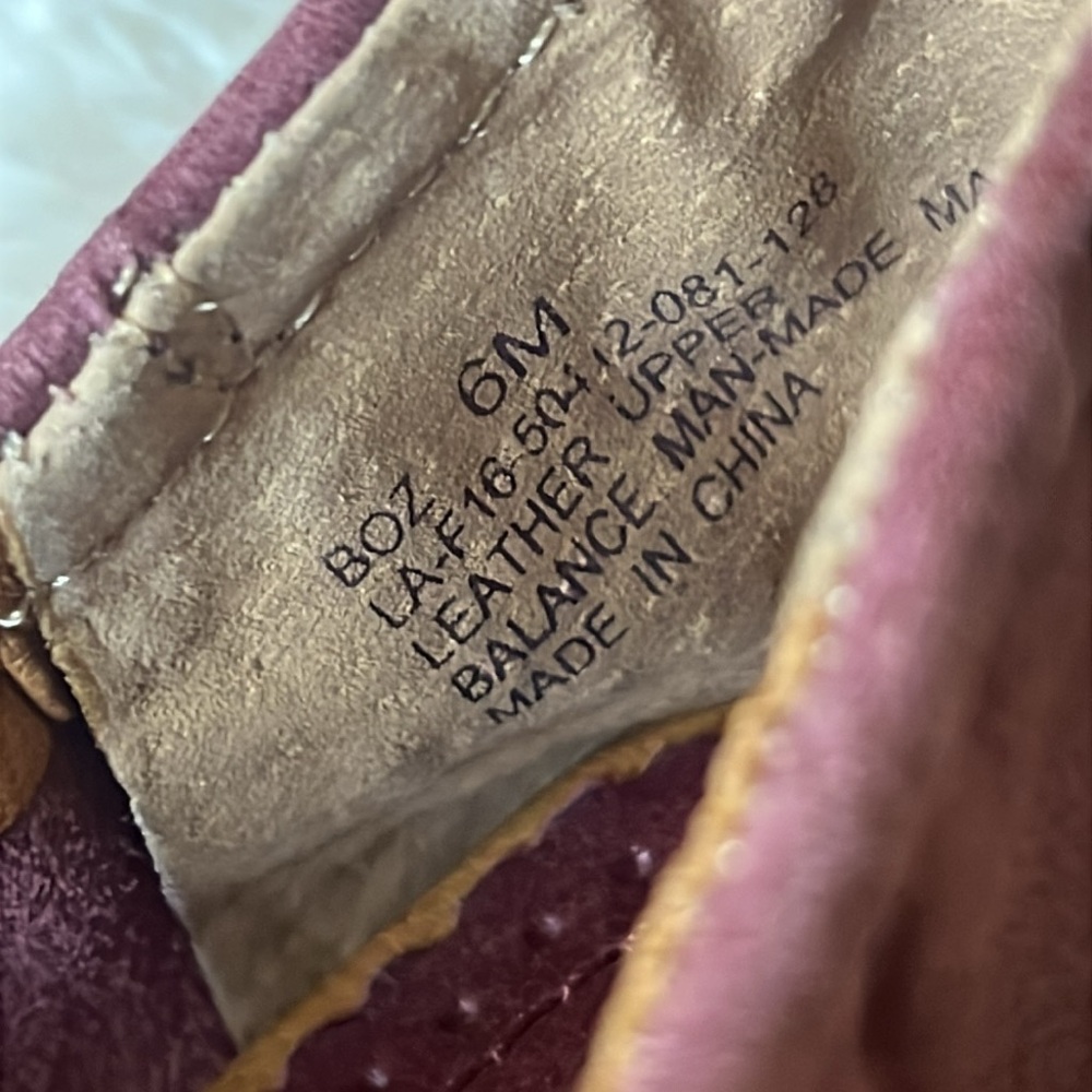 Anthropologie Latigo Embroidered Boho Leather Ballet Flats - Picture 7 of 8